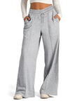 Drawstring Wide Leg Lounge Pants
