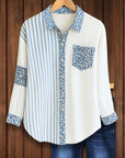 Leopard Stripe Fusion Shirt