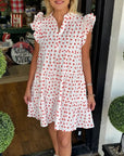 Cherry Pop Ruffle Dress