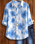 Blue Blossom Breeze Shirt