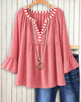 Cherry Orchard Babydoll Blouse