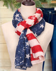 Comfy Vintage STARS & STRIPES Infinity Scarf