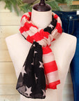 Comfy Vintage STARS & STRIPES Infinity Scarf