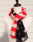Comfy Vintage STARS & STRIPES Infinity Scarf
