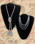 Long Pearl Necklace (Various Ways to Wear)