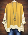 SassyGrace Exclusive Striped Knit Sweater