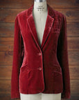 Elegant Velvet Blazer