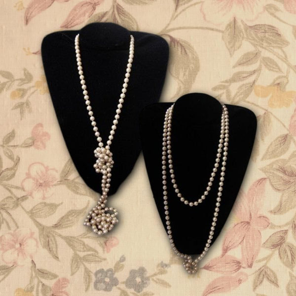 Long Pearl Necklace (Various Ways to Wear)
