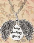 Street Style Sunflower Letter Necklace
