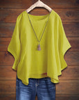 Relaxed Crew Neck Top