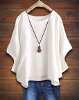 Relaxed Crew Neck Top