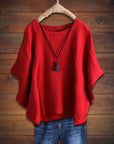 Relaxed Crew Neck Top