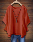Relaxed Crew Neck Top