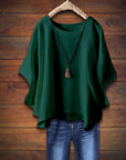 Relaxed Crew Neck Top