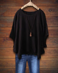 Relaxed Crew Neck Top