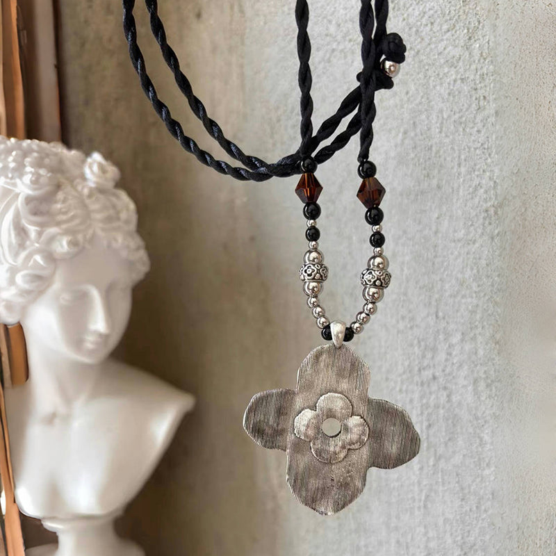 Rustic Bloom Pendant Necklace