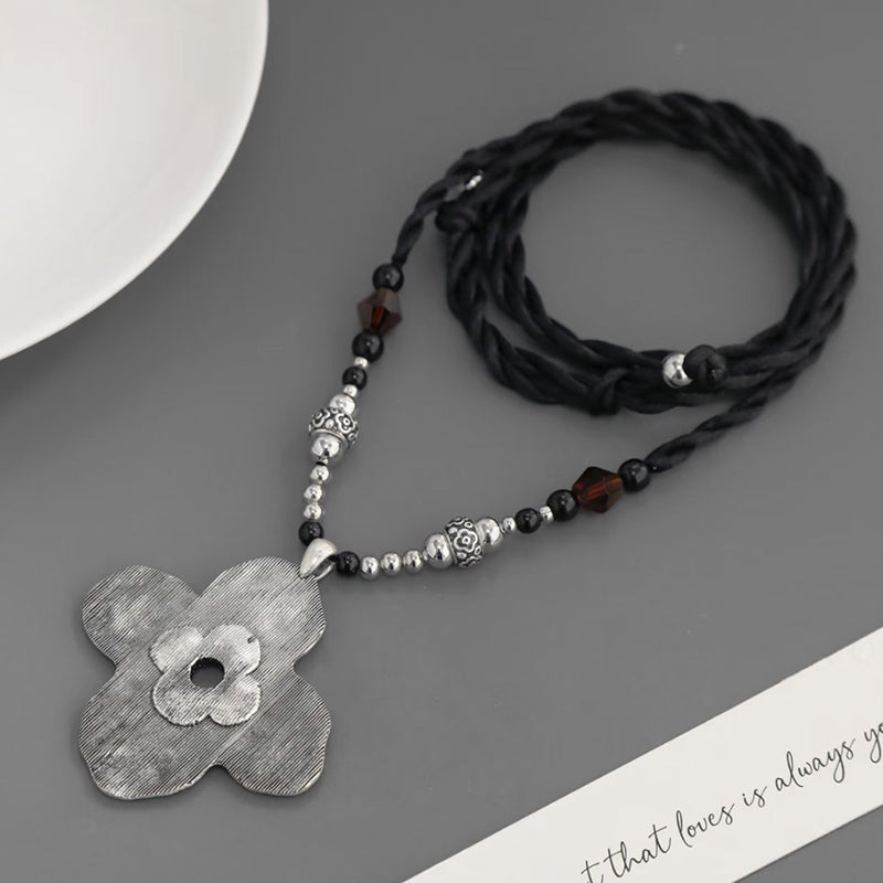 Rustic Bloom Pendant Necklace