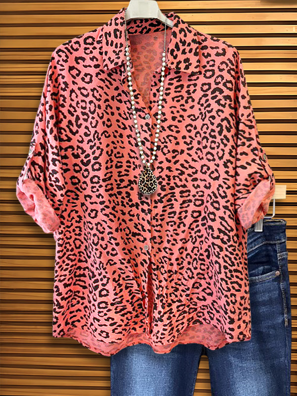 Wild Charm Leopard Shirt