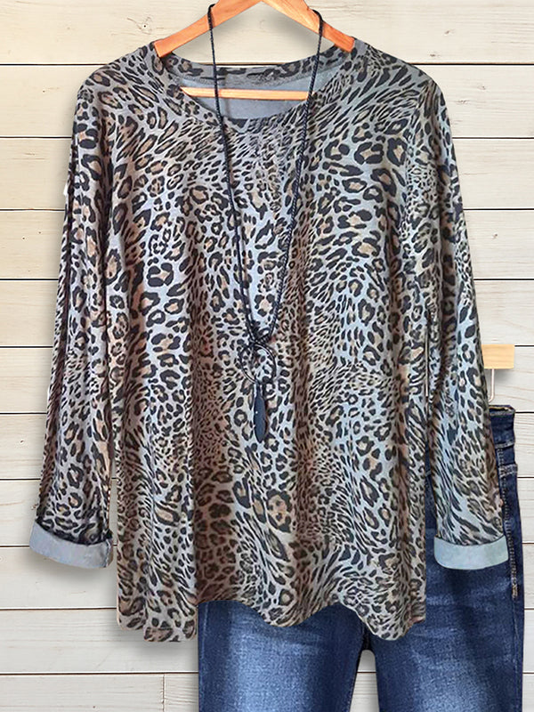 Noir Safari Long Sleeve Top