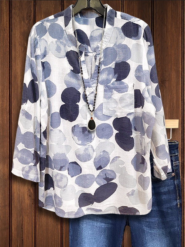 Monochrome Ink Dot Tunic