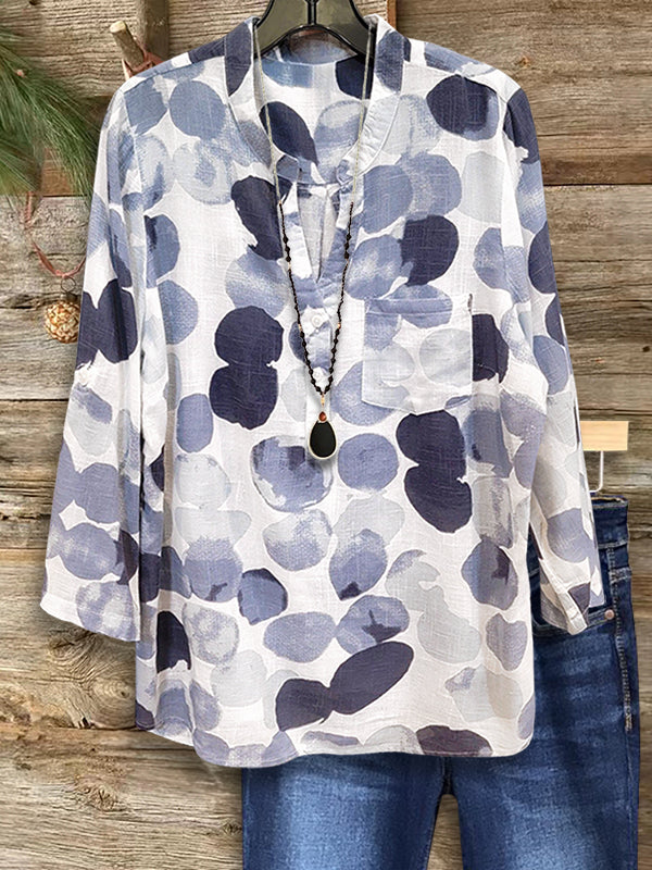 Monochrome Ink Dot Tunic