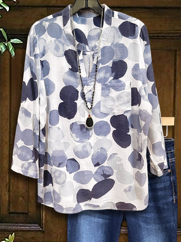 Monochrome Ink Dot Tunic