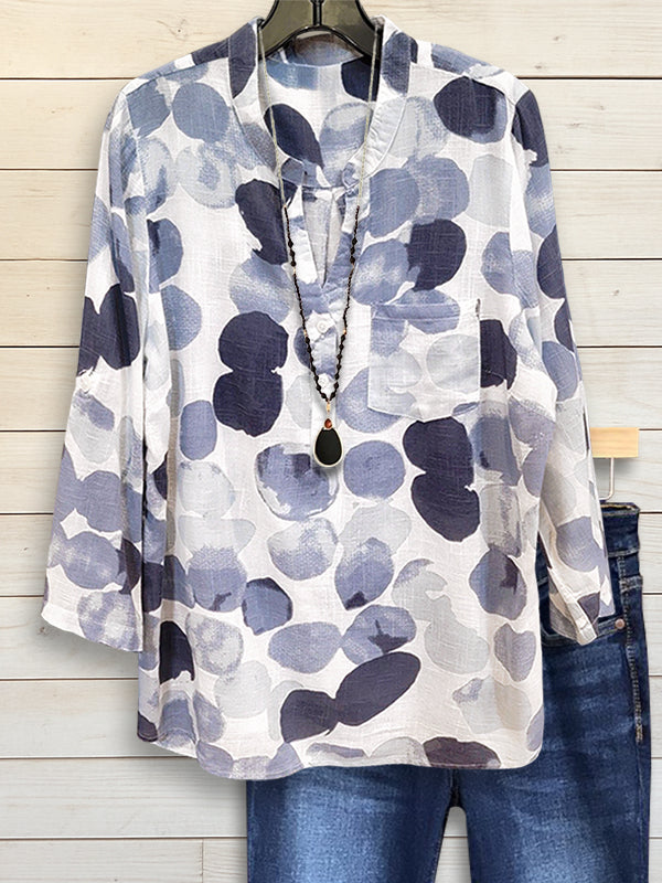 Monochrome Ink Dot Tunic