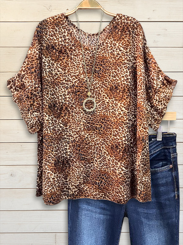 Wild Muse V-Neck Blouse