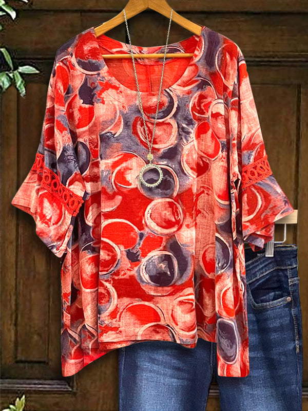 Sunset Studio Ruffled Sleeve Tunic