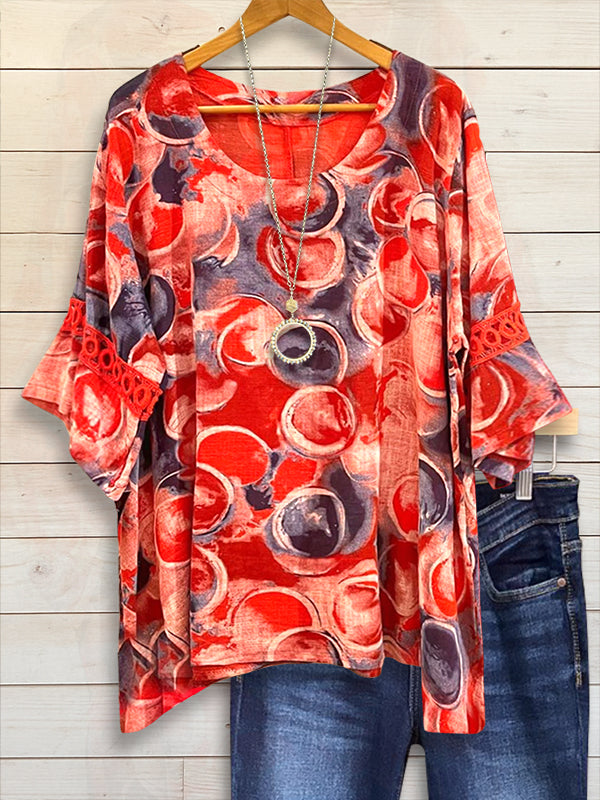 Sunset Studio Ruffled Sleeve Tunic