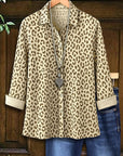 Leopard Button-Up Shirt