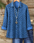 Leopard Button-Up Shirt