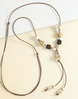 Boho Beaded Pendant Necklace