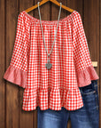 Picnic Charm Gingham Blouse