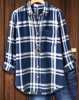 Navy Classic Plaid Shirt