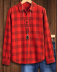 Rustic Charm Plaid Shirt
