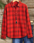Rustic Charm Plaid Shirt