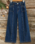Classic High-Rise Wide-Leg Jeans