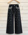 Pearl Spark Wide-Leg Jeans