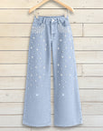 Pearl Spark Wide-Leg Jeans