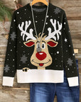 Holiday Reindeer Joy Sweater