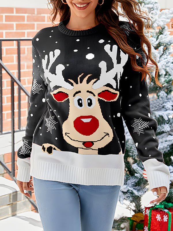Holiday Reindeer Joy Sweater