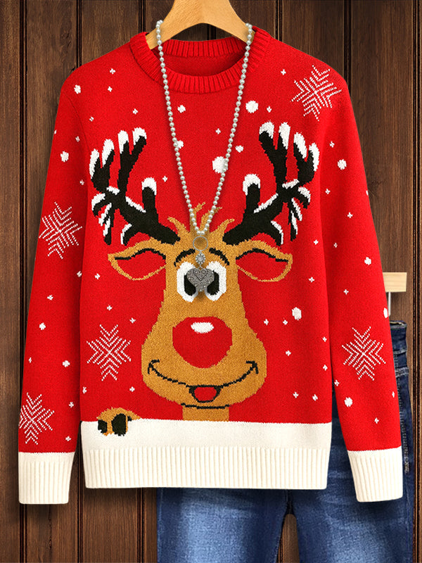 Holiday Reindeer Joy Sweater