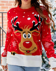 Holiday Reindeer Joy Sweater