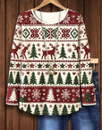 Festive Reindeer Long Sleeve Tee