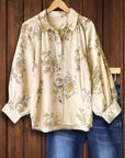 Golden Meadow Linen Shirt