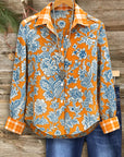 Sunset Garden Retro Shirt