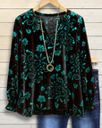Velvet Garden V-Neck Blouse