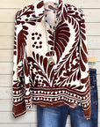 Tribal Breeze Button-Down Shirt