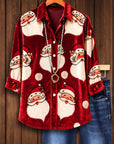 Cozy Santa Velvet Shirt